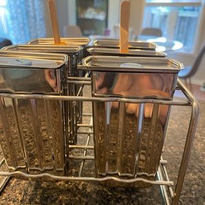 Stainless steel popsicle maker